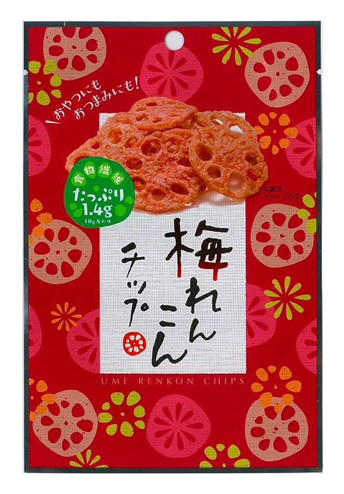 Amazon.co.jp: 壮関 梅れんこんチップ 18g ×6袋 : 食品・飲料・お酒
